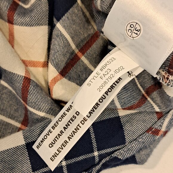 J. Crew Women's Small Soft Washed Flannel Shirt Style #BK533 New With Tag - Picture 8 of 13